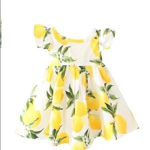 Baby girl lemon part dress